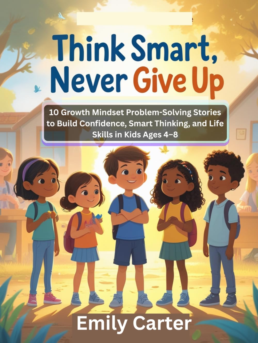 Think Smart, Never Give Up: 10 Growth Mindset Problem-Solving Stories to Build Confidence, Smart Thinking, and Life Skills in Kids Ages 4–8
