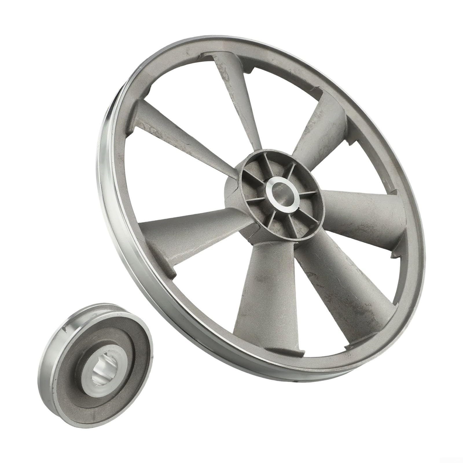 Poulie moteur type A en métal fente 13 mm pour rénover un compresseur d'atelier