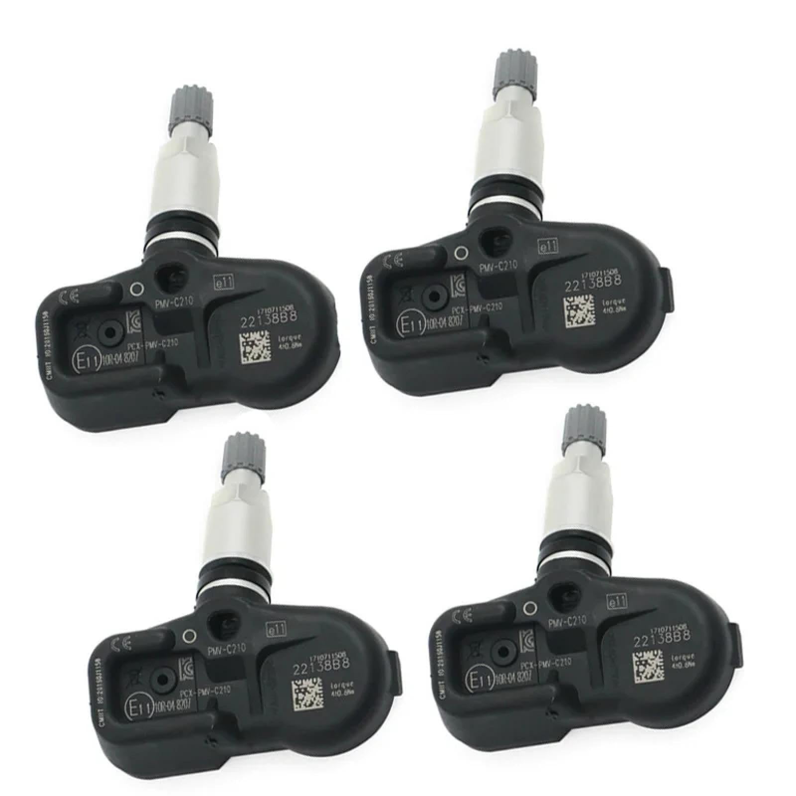 Amazon.co.jp: 4個 車 TPMS タイヤ空気圧モニター センサーバルブ