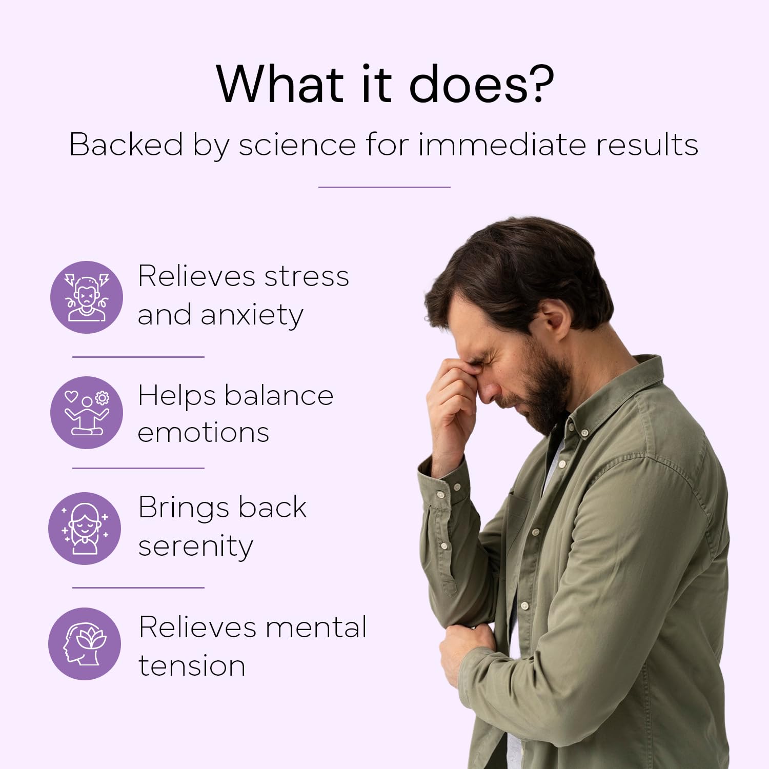 Stress Relief Roll-On 8ml | Natural Essential Oil Blend | Calms Stress, Balances Emotions & Supports Sleep | Fast-Acting Relief | Portable & Easy-to-Use | Ideal for On-the-Go Relaxation — Amazon image 3