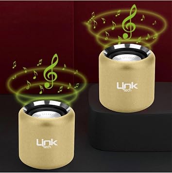 Linktech BM5 Bluetooth Speaker Mini Speaker Gold-Gold