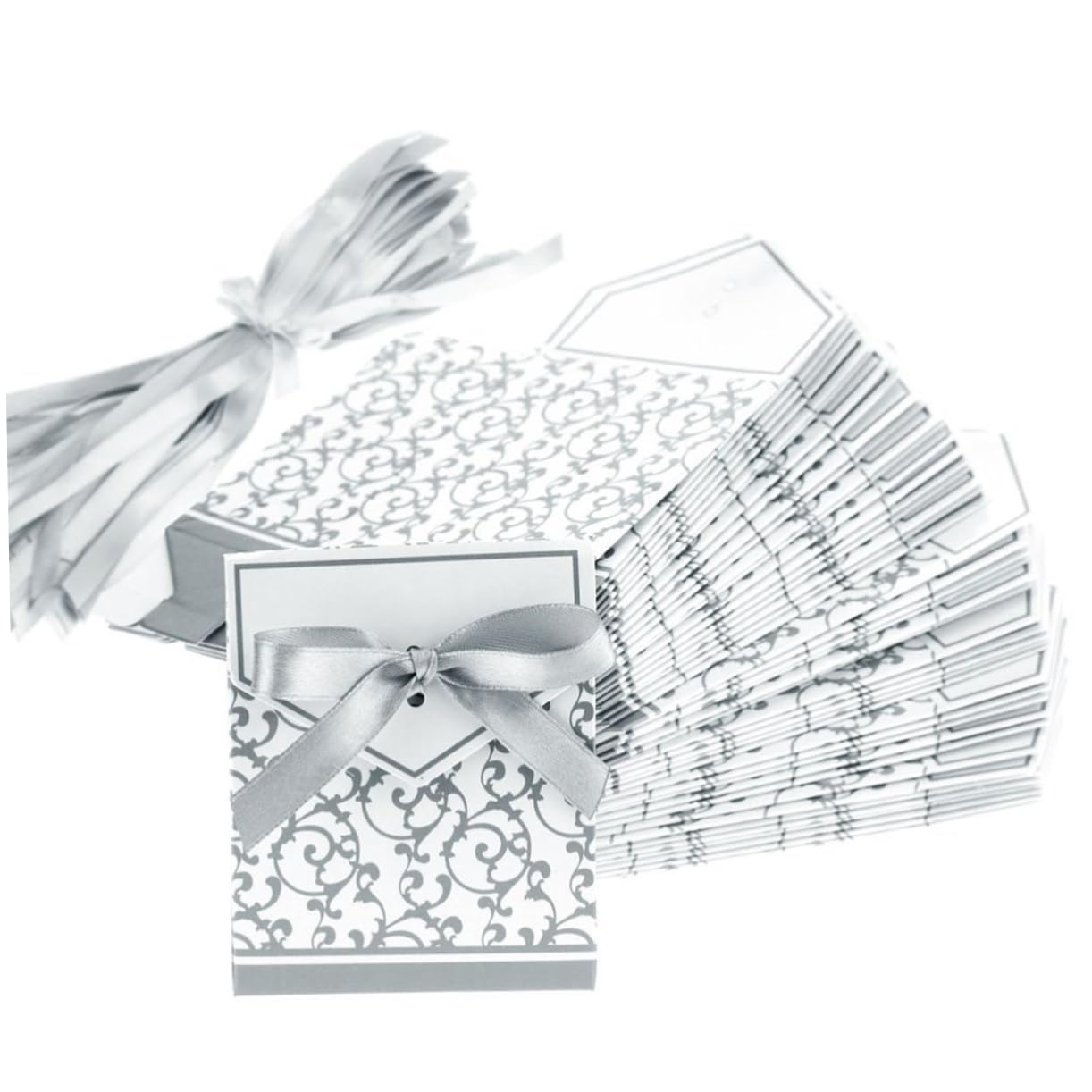 PartyKindom 5 Sets Süßigkeitenboxen Für Hochzeiten 50 Stück Elegante Geschenkboxen Mit Hochzeitsbevorzugungen 50 Stück * 5
