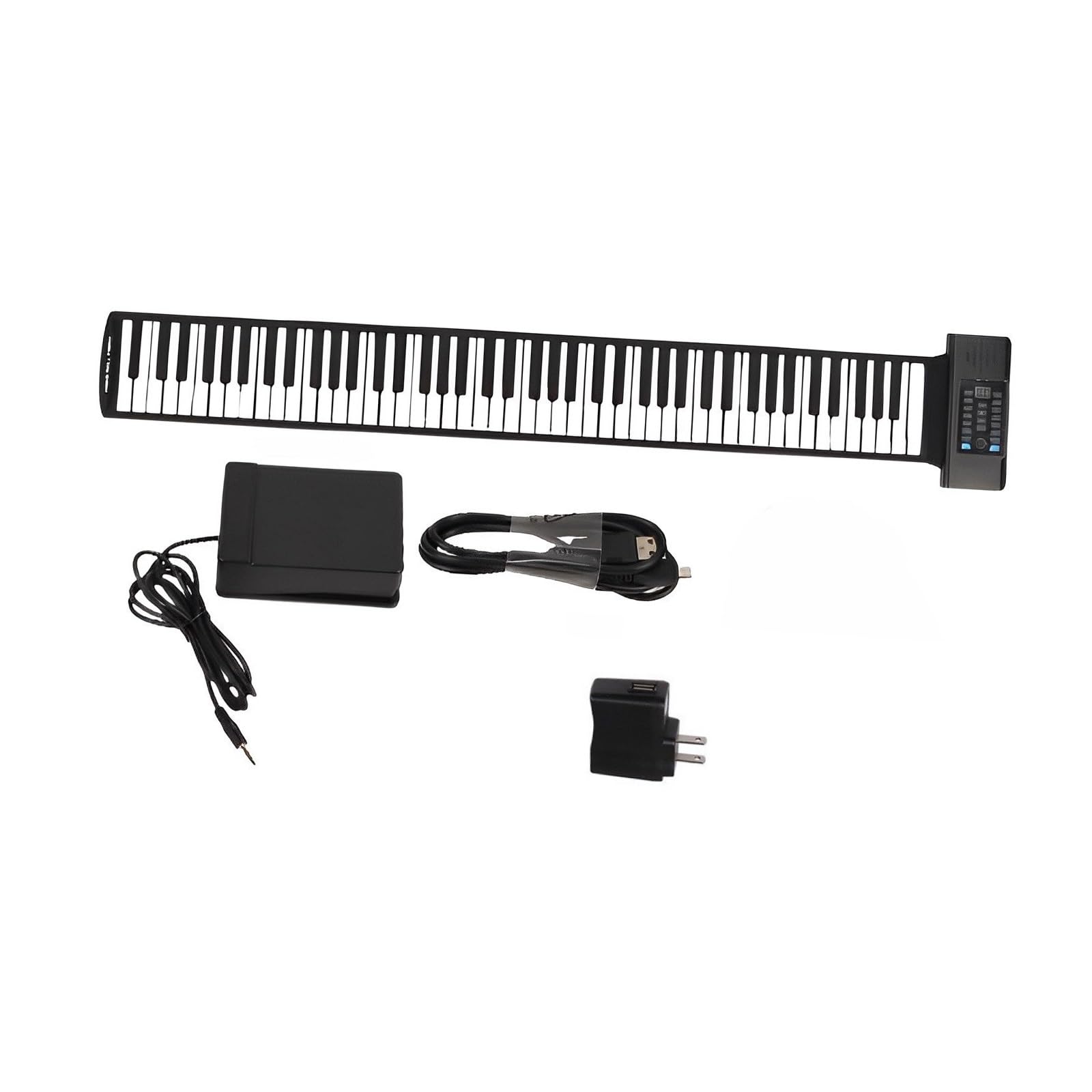 Tastiera Digitale Per Principianti Strumento Pianoforte Elettronico Pieghevole Portatile Ricaricabile E Addensato A Mano Con 88 Tasti(Converter 3)