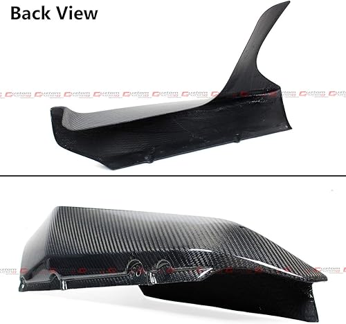 Miniatura 2 de 2 piezas de fibra de carbono estilo rendimiento parachoques delantero divisores labios compatibles para BMW F90 M5 2018-2019