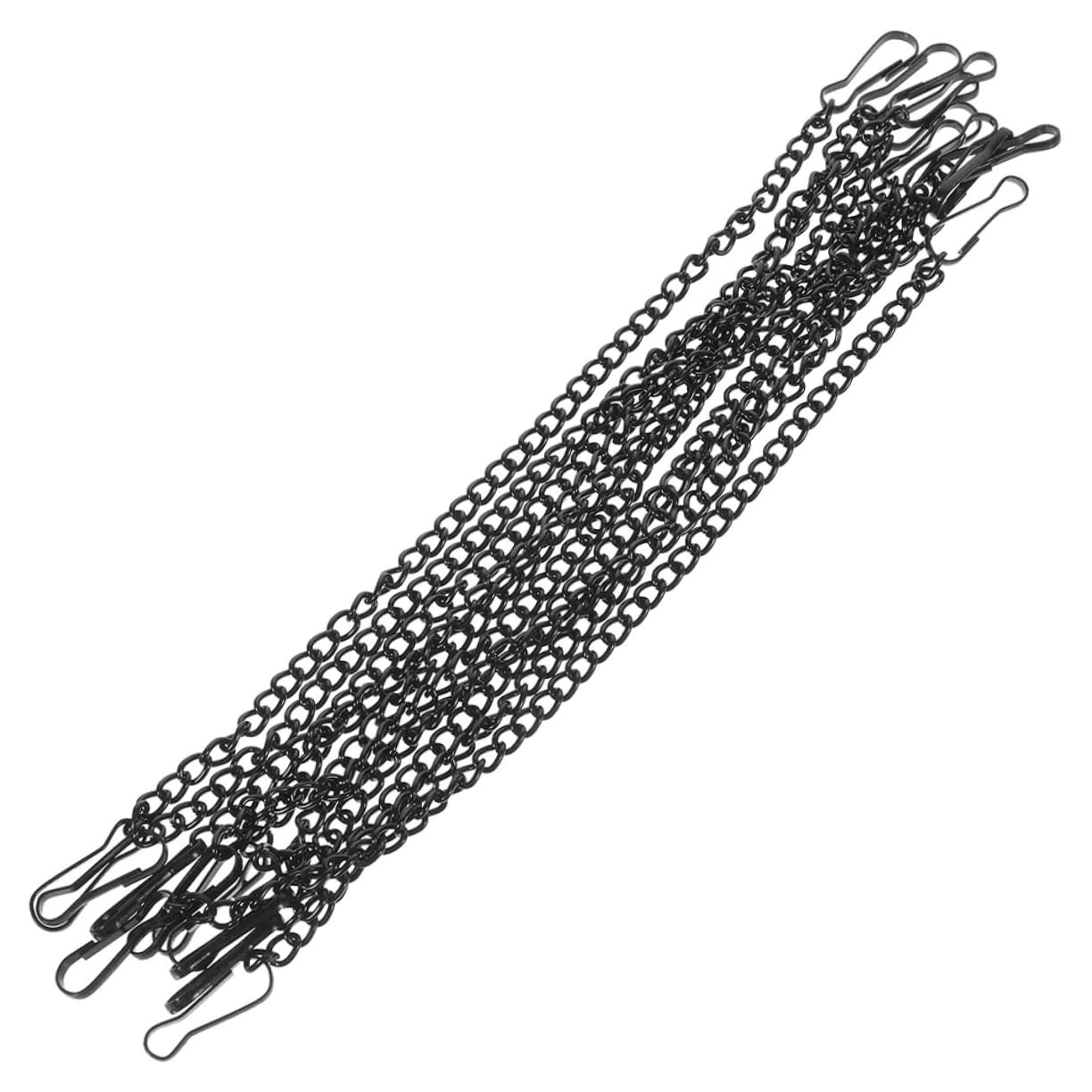 Unomor 20 Pcs Plant Chain Hooks Black Small Chain Decorative Ornament Hangers