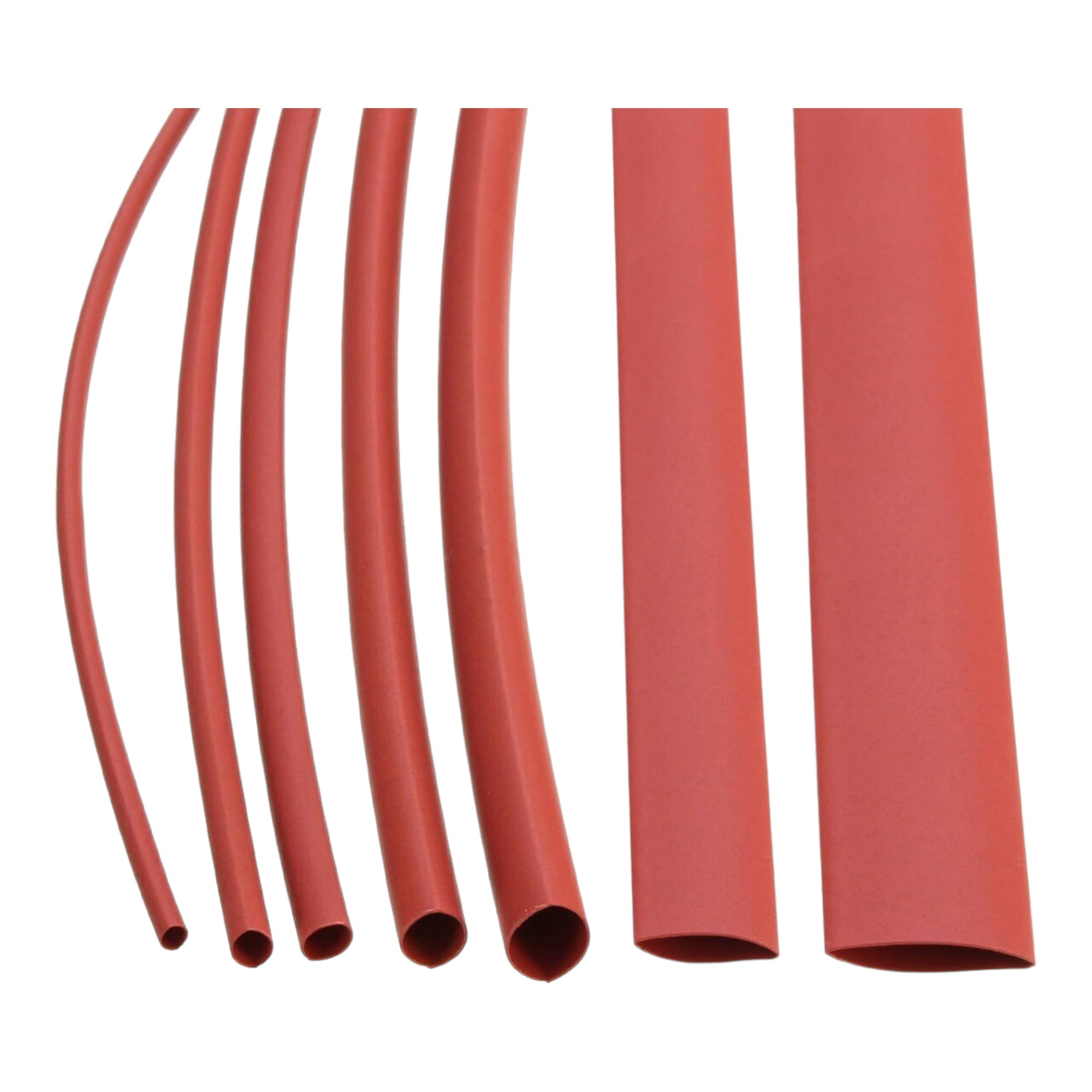 Heat Shrink Tubing 2:1 Electrical Cable Wire Sleeving (2.4mm Dia) - 1 Metre - Red