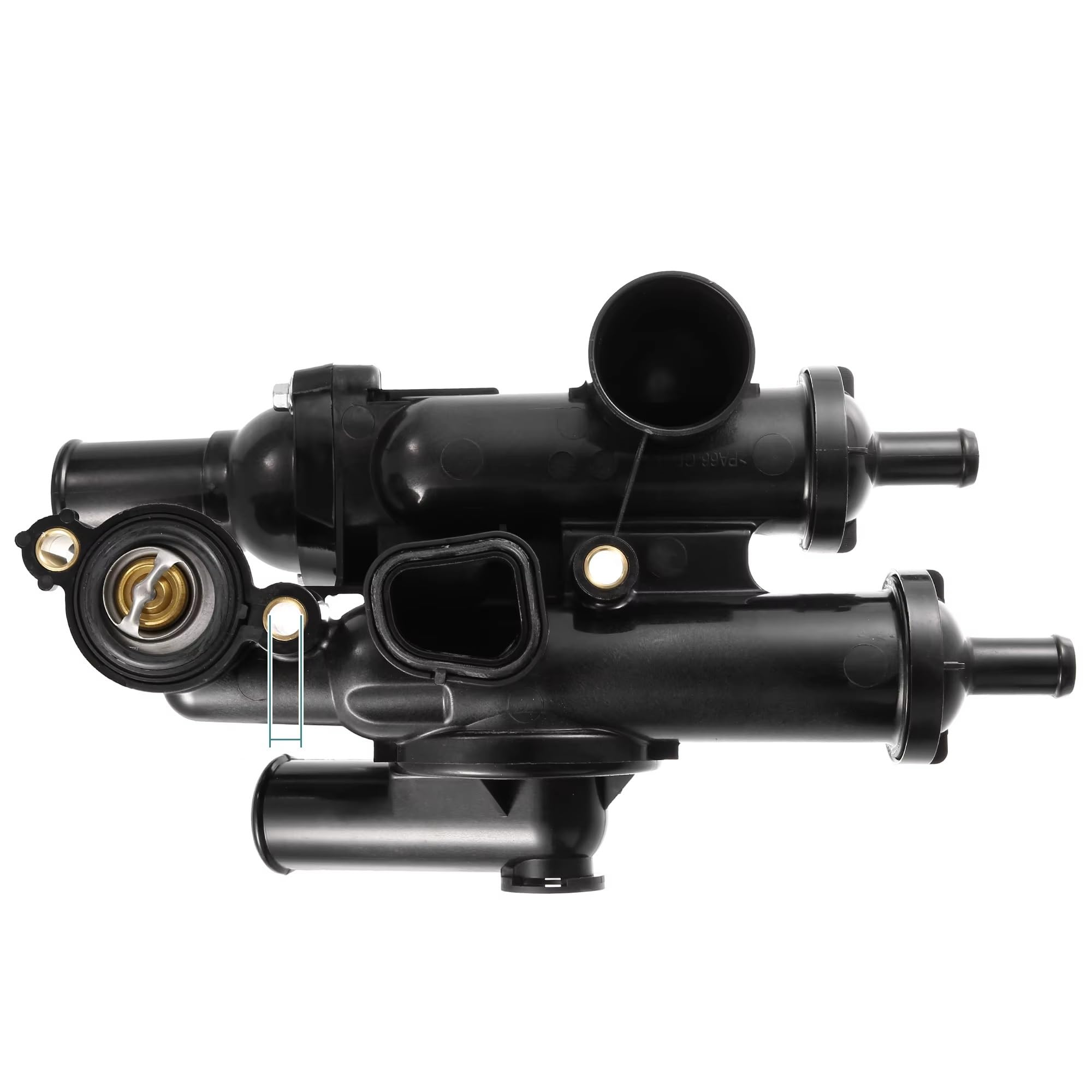 Coolant Water Thermostat Compatible With Chrysler 200 For Sebring 2.4L Engine Coolant Thermostat Housing Assembly 4884569AB