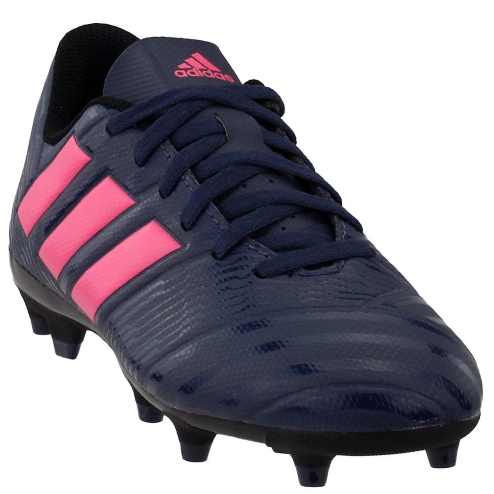 adidas Women's Nemeziz 17.4 FG W Soccer Shoe, Trace Blue/red Zest/core Black, 5 M US