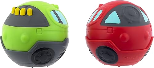 Miniatura 4 de Little Tikes Learn & Play Roll Arounds Off Roadin' Vehicle Paquete de 2 autos de juguete y juego de pelota en uno, fácil agarre y rollo, regalos de