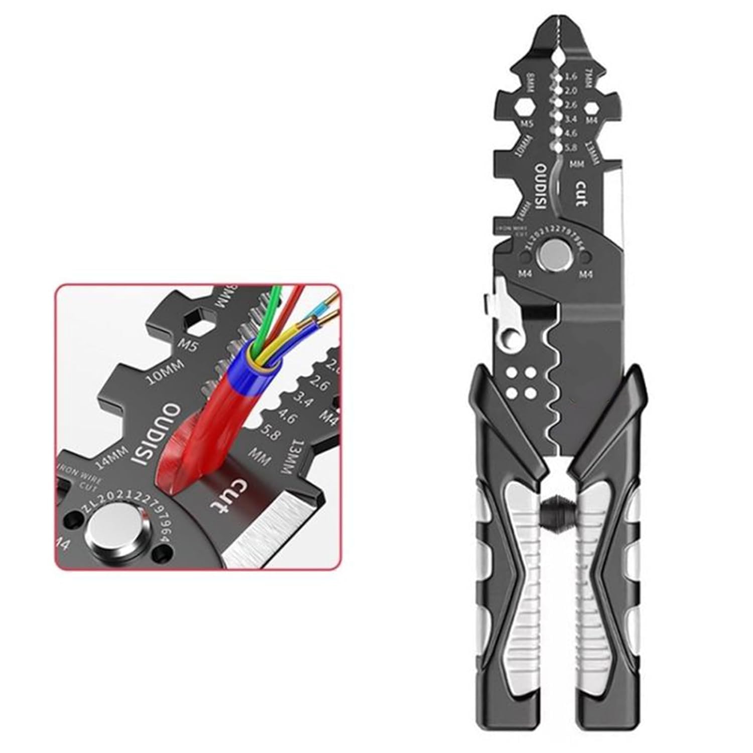 Sadvidhya Wire Stripper and Cutter Pliers Tools For Electricians Wire and Cable Stripping, Cutting, Winding, Crimping Precision Stainless Steel Hand Tool for Electrician (Wire Stripper Cutter Pliers) (B0CYGZMM1Y) Amazon Price History, Amazon Price Tracker