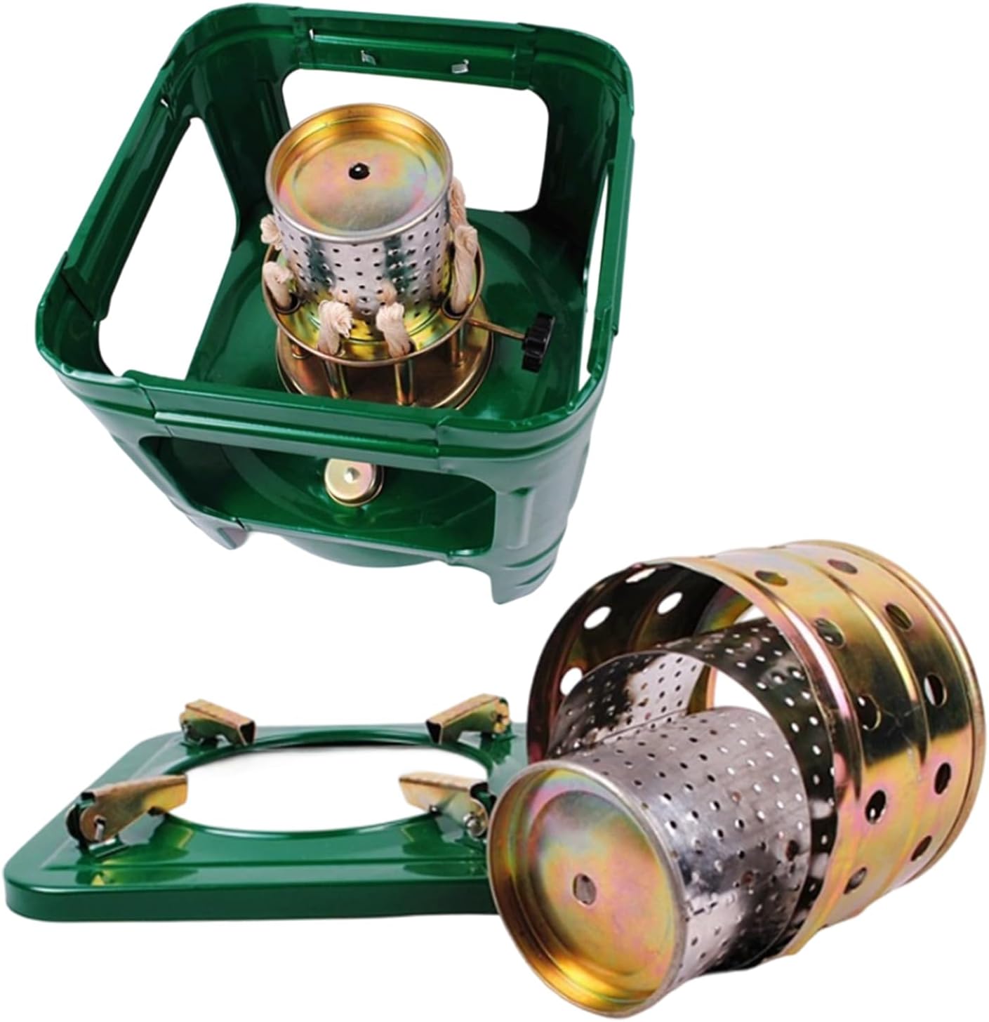 Portable Camping Stove – Safe and Fast Heating Heater for Outdoor Cooking | Compact Alcohol Burner with Stable Flame Control & Lightweight Carry Design for Backpacking, Hiking, Travel and Picnic