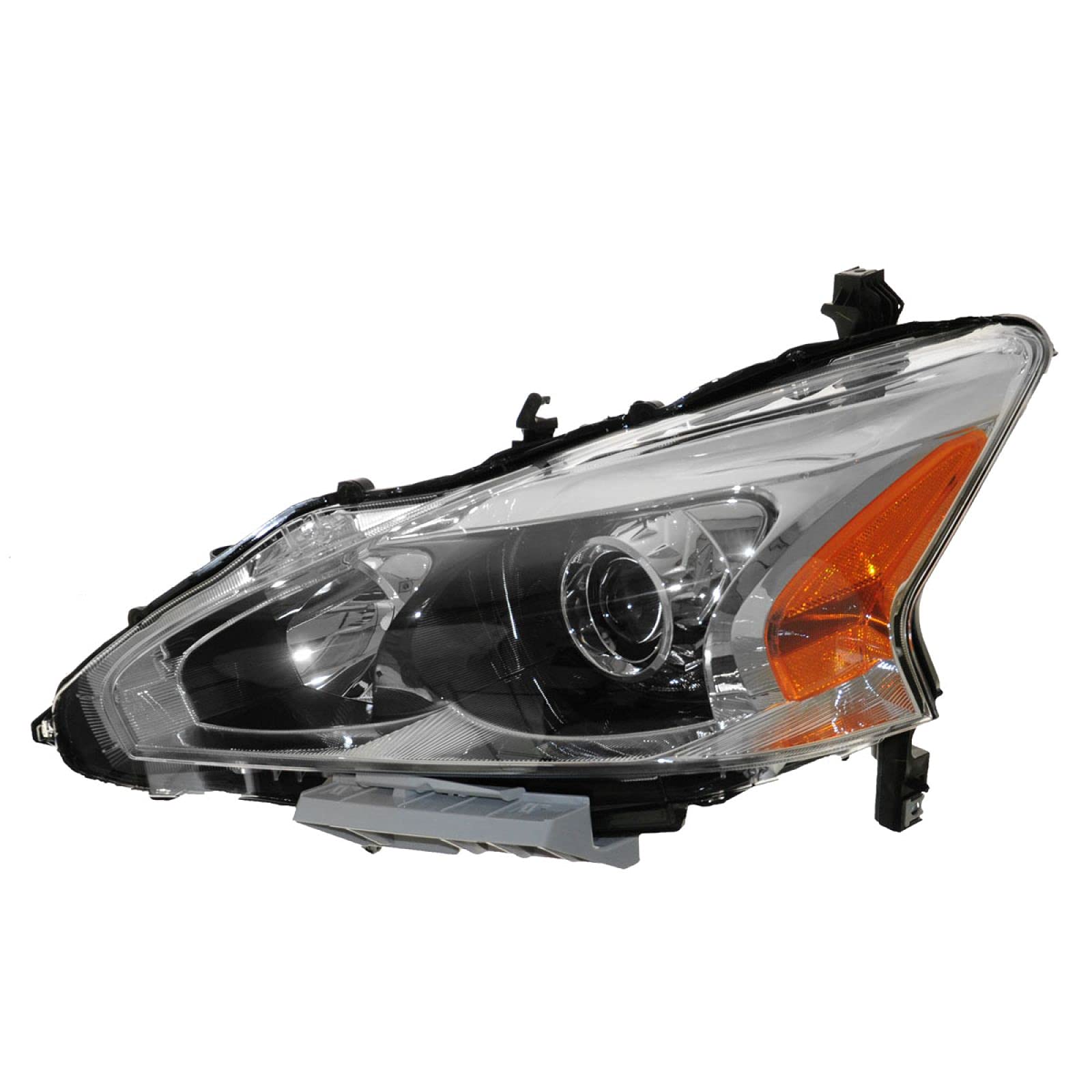 TRQ Driver Side Headlight Assembly Halogen Compatible with 2013-2015 Nissan Altima NI2502208