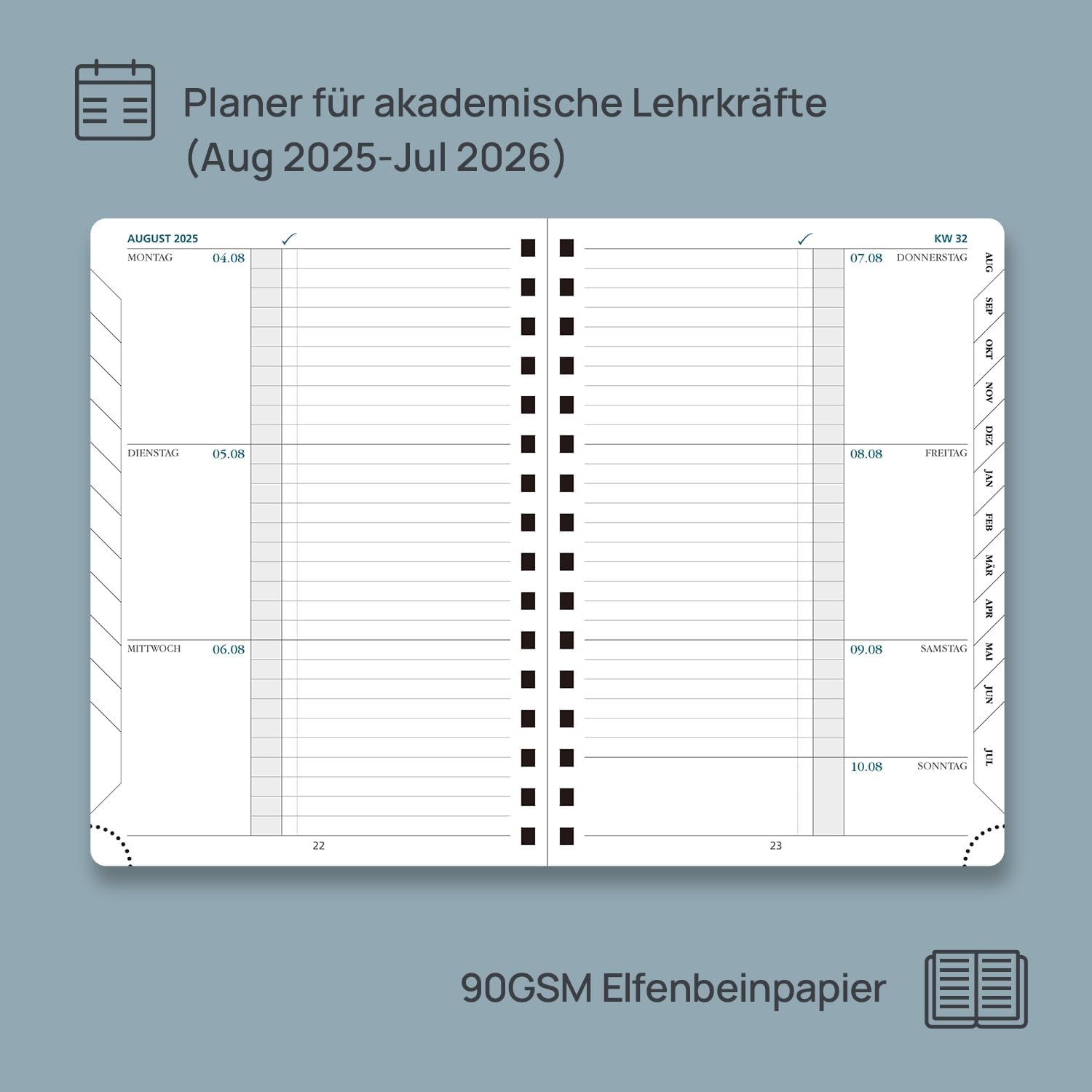 Detaljna unutarnja struktura i funkcije učiteljskog kalendara