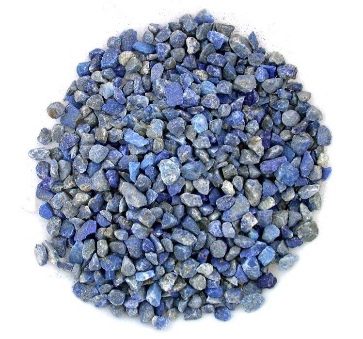 1/2 Ounce No Dye Lapis Lazuli Chip No Powder Inlay Sand Painting 6mm and Less
