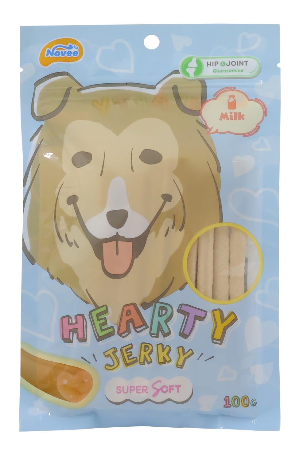 Kittylicks Novee Hearty Dog Treats, Made of Nutrient-Rich Formula and Digestible Ingredients, Suitable for All Breeds of Dogs – 100gm (Milk) (B0CYH5DSHR) Amazon Price History, Amazon Price Tracker