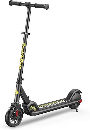FanttikRide C9 Electric Scooter for Kids Ages 8+, 610MPH, 5 Miles Range, LED Display, Adjustable Height, Foldable, Rubber Wheels, Lightweight, Gifts