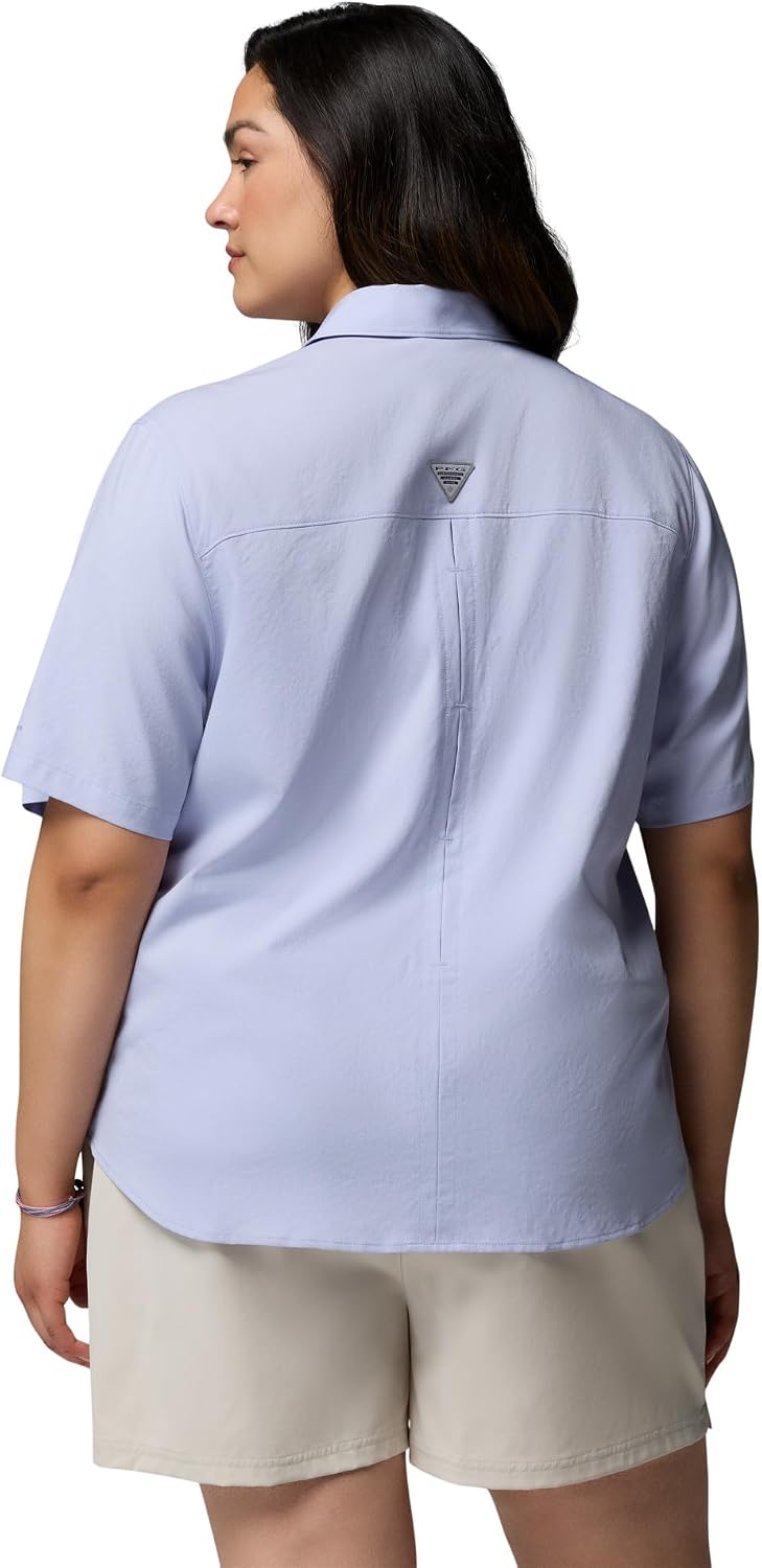 Columbia Womens PFG Castback Woven Short Sleeve