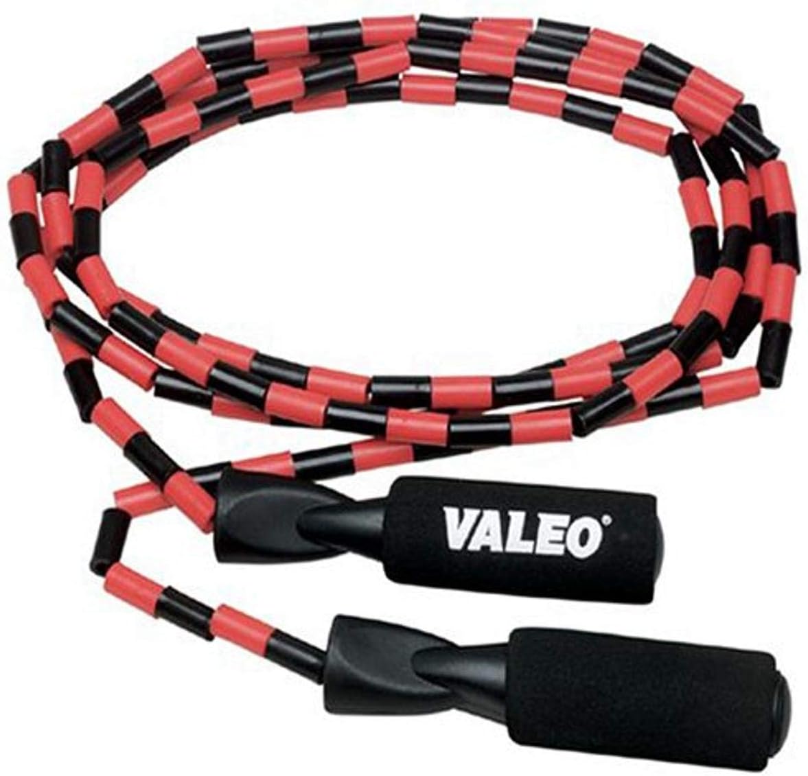 Valeo Beaded Jump Rope, Adjustable 9Foot Length With Durable Plastic