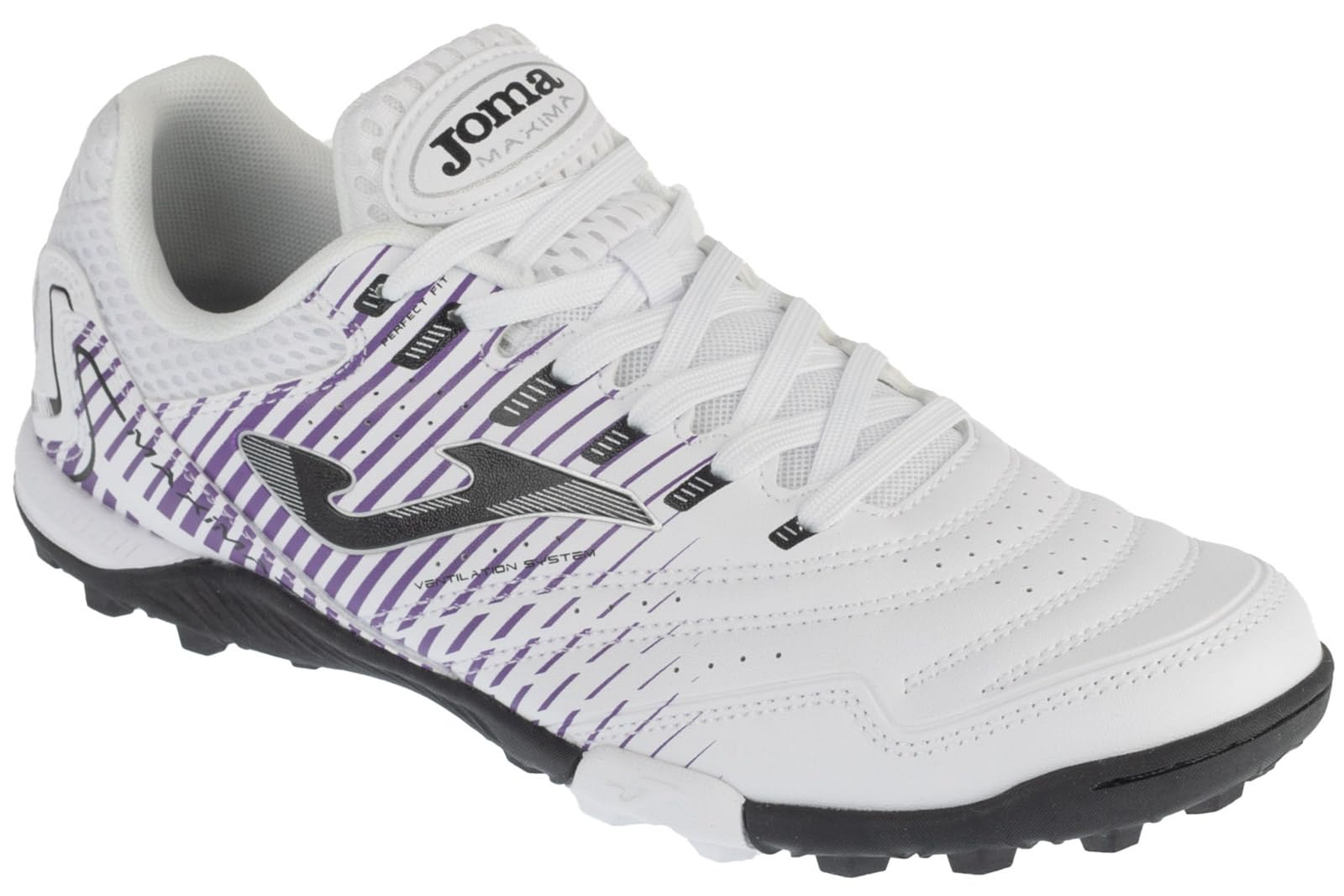 Joma Maxima 2632 TF MAXS2632TF - Scarpe da Turf, da uomo, colore: Bianco/Viola
