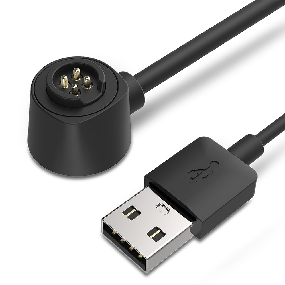 RuenTech Caricatore Di Ricambio Per Polar Vantage V E Vantage M – Cavo USB 0,9m, Dock Di Ricarica Con Protezione Sovracorrente