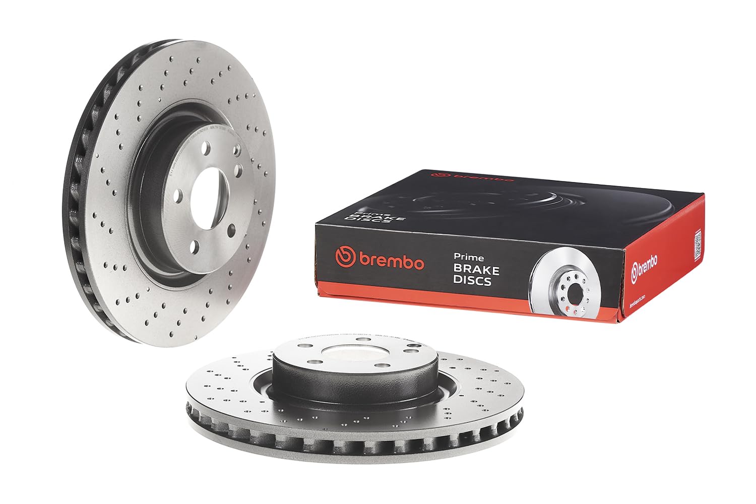 Brembo 09.A732.11 UV Coated vented drilled Front Brake Rotor BRABUS/MERCEDES-BENZ OE# A2214211012