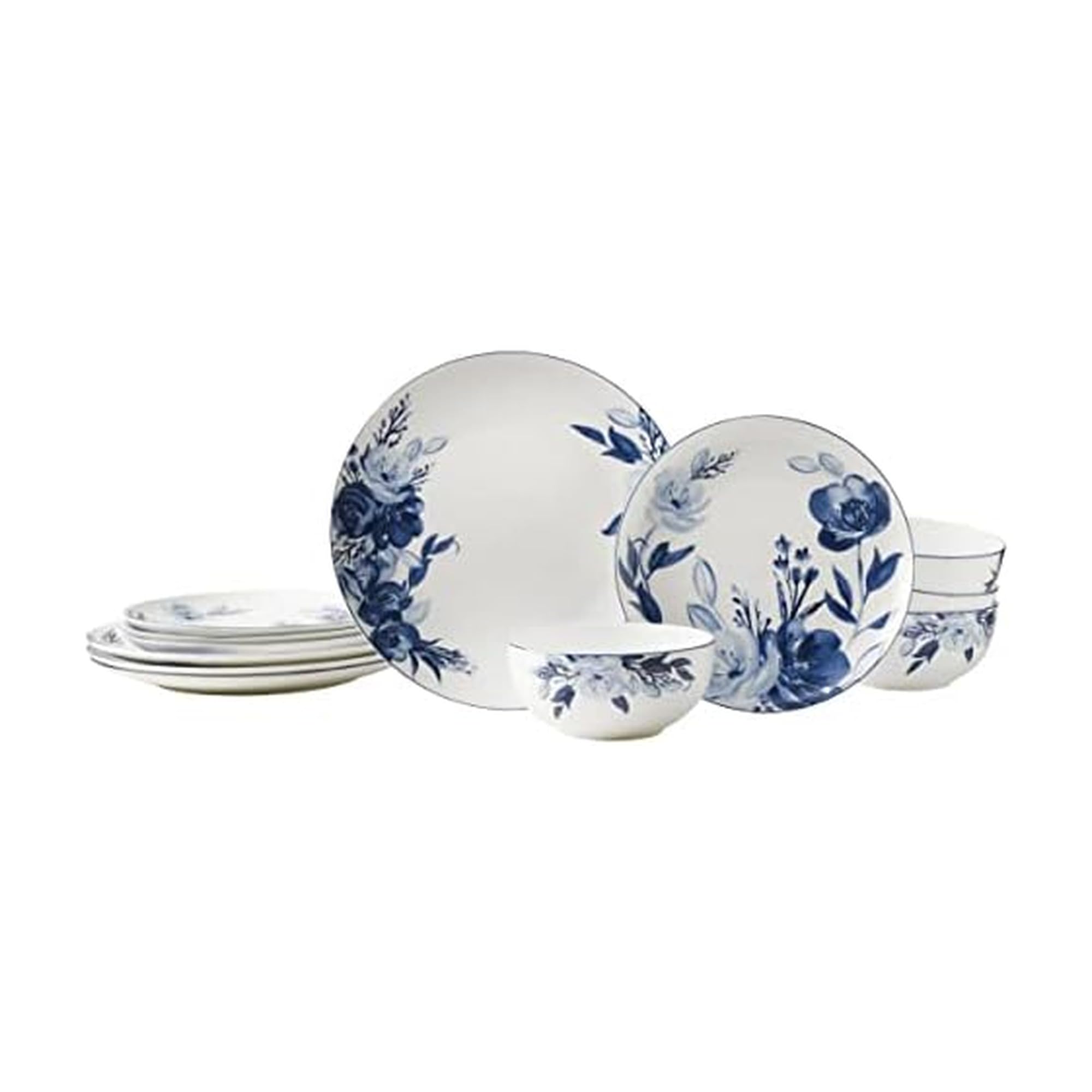 Amazon.com | Mikasa Darcy Bone China Lightweight Chip Resistant 12