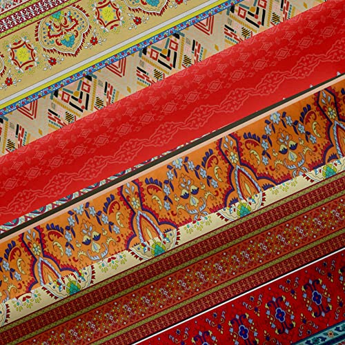 Bohemian Curtains for Bedroom Boho Exotic Style Curtain Soft Lightweight Gorgeous Boho Window Treatment Bedroom Decor Cute Lovely Fade Resistant W46*L54 2 Panels - Image 5