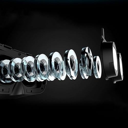 Miniatura 3 de VR Headset for Phone, Comfortable ABS 3D Virtual Reality VR Glasses, Multifunction Head Mounted VR Headset Anti Blue Light for Gaming Cinema (VR II)