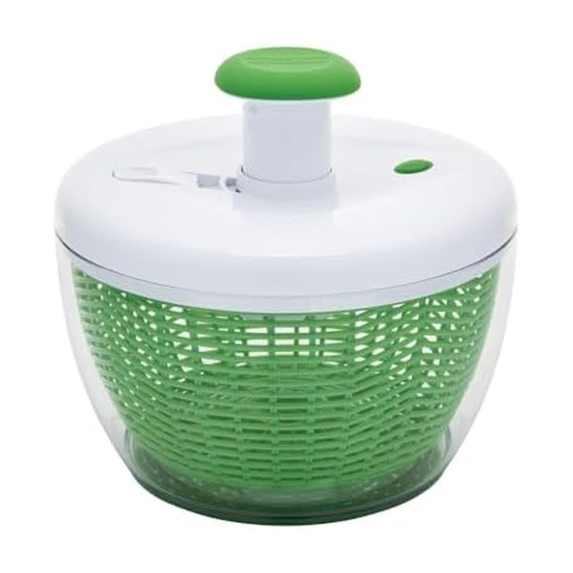 Farberware Professional Pump Small Salad Spinner with Bowl featuring Non Slip Grip, Small 3.16 Quart, Colander and Built in draining System for Fresh, Crisp, Clean Salad and Produce, Green