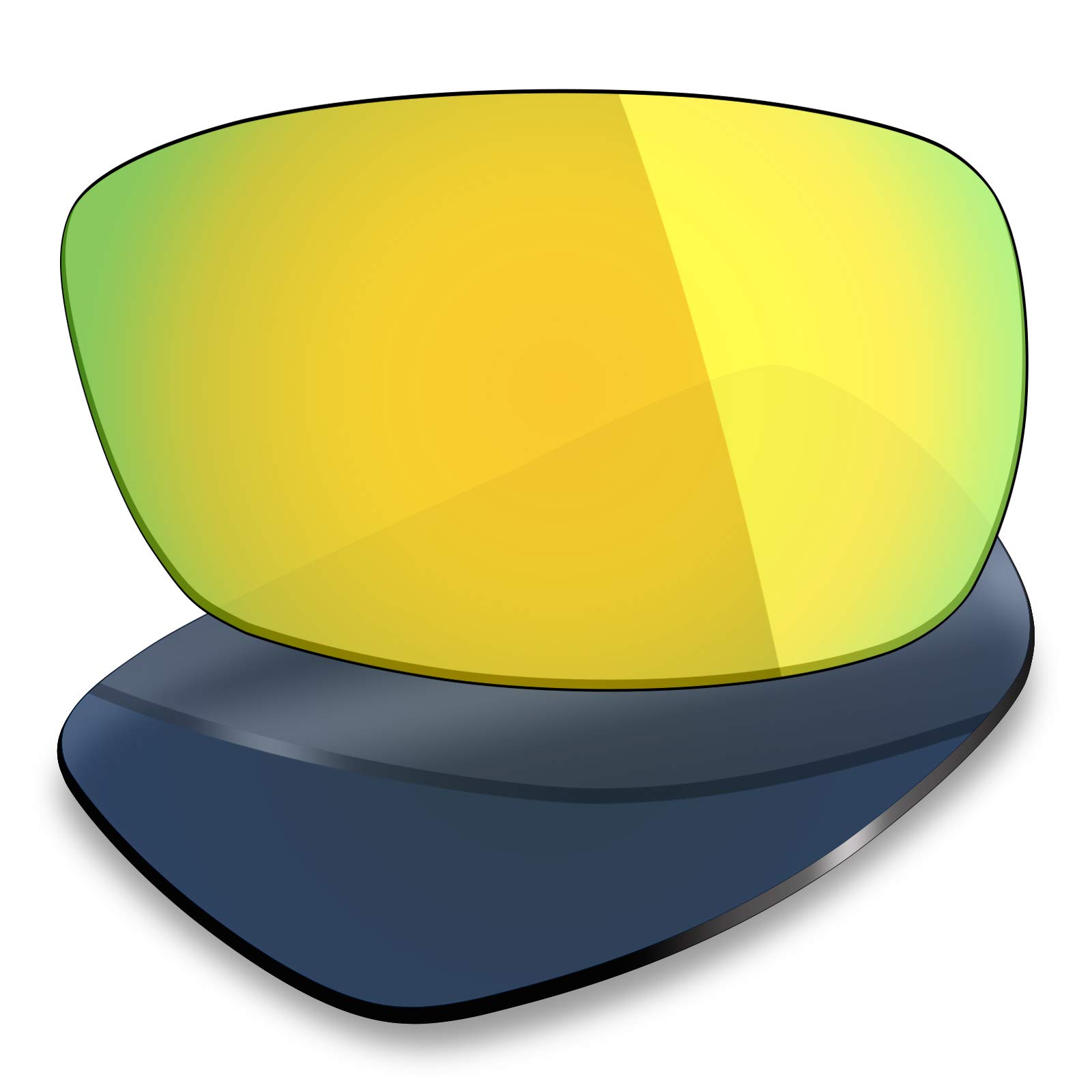 Mryok Polarized Replacement Lenses for Oakley Crosshair 2.0 OO4044-64mm - 24K Gold