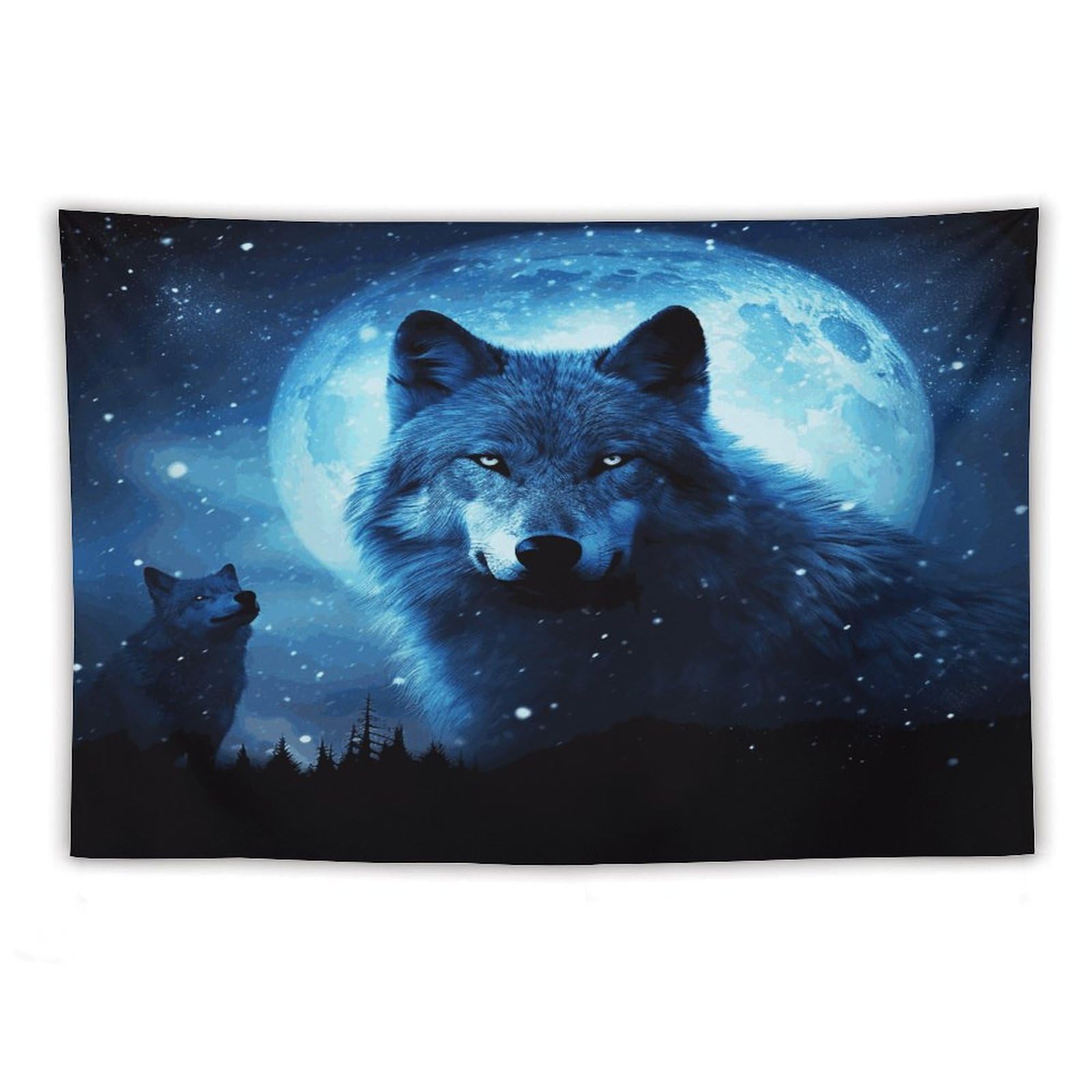 LDGSUPH Wolfs Tapestry Wall Hanging Decor Anti-fading Aesthetic Wall Tapestries Fashion Wall Blanket Decor Modern Wall Art Tapestry for Bedroom Home Decor 40"x60"
