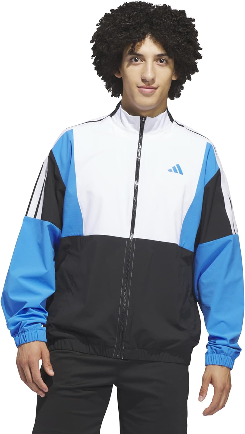 adidas mens Beyond Twistweave Full-zip Windbreaker