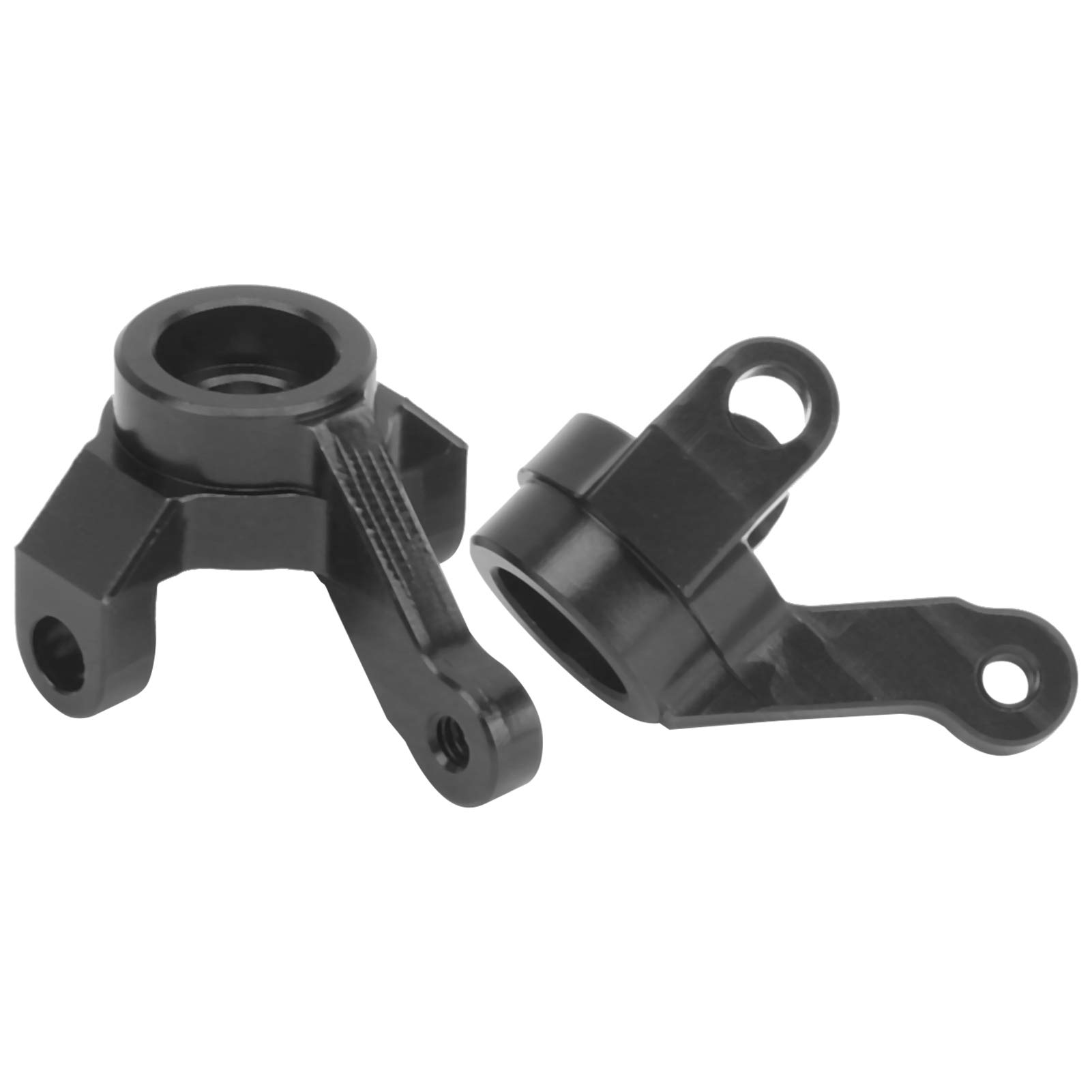 Ketsicart Aluminium Alloy Front Steering Cup, Front Steering Cup High Precision Upgrade Parts for Jimny 1/16 RC Car for Jimny 1/16 RC Car(Black)