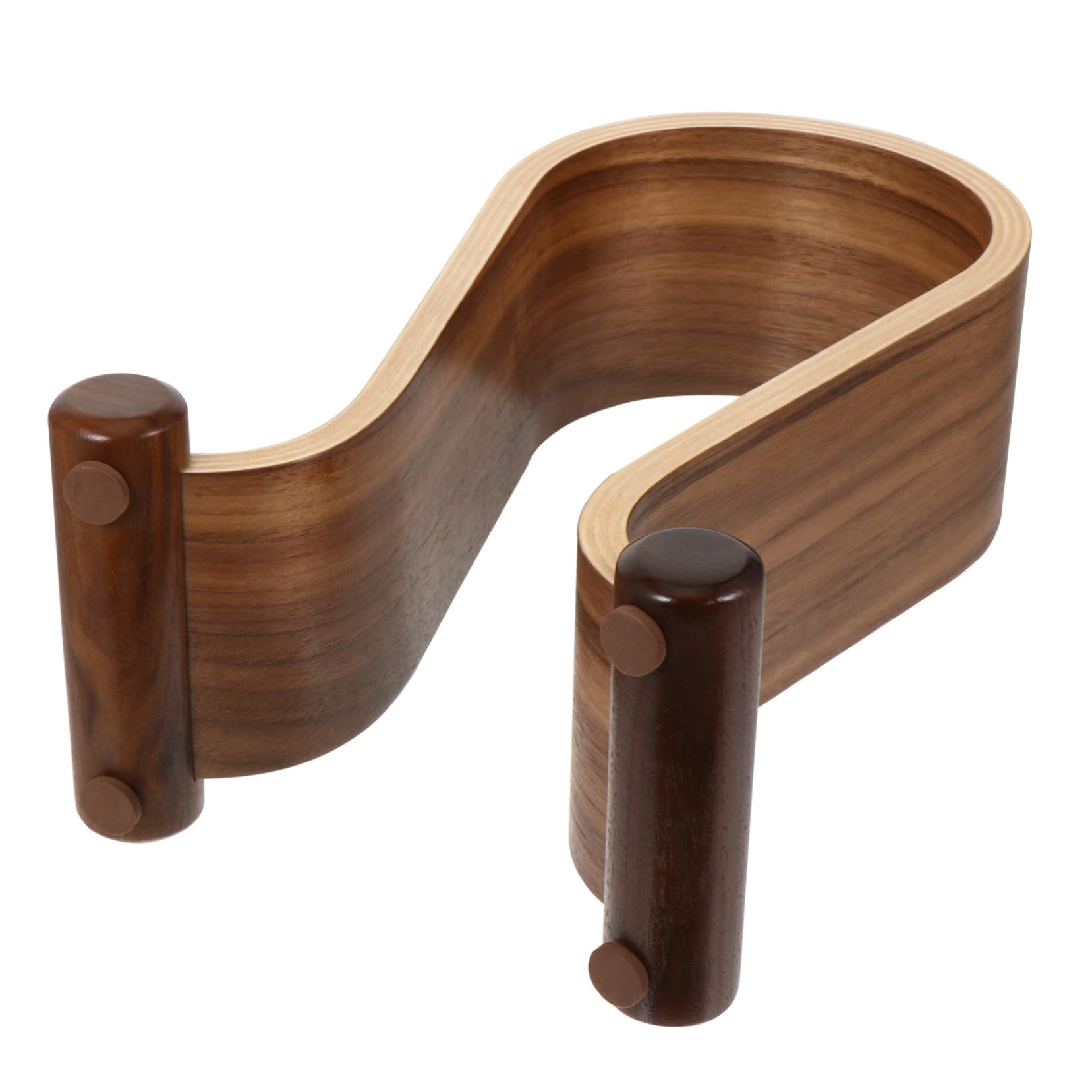Supporto Cuffie in Legno di Juglans per Scrivania Porta Cuffie Robusto e Durevole Piccole e Grandi Organizer Salvaspazio per Casa e Ufficio Protezione Anti-usura per Auricolari