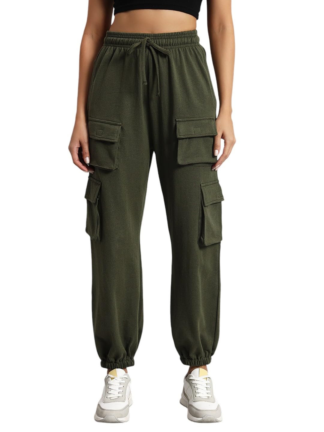 q - rious Women's Cargo Pant with Pocket-picture-24
