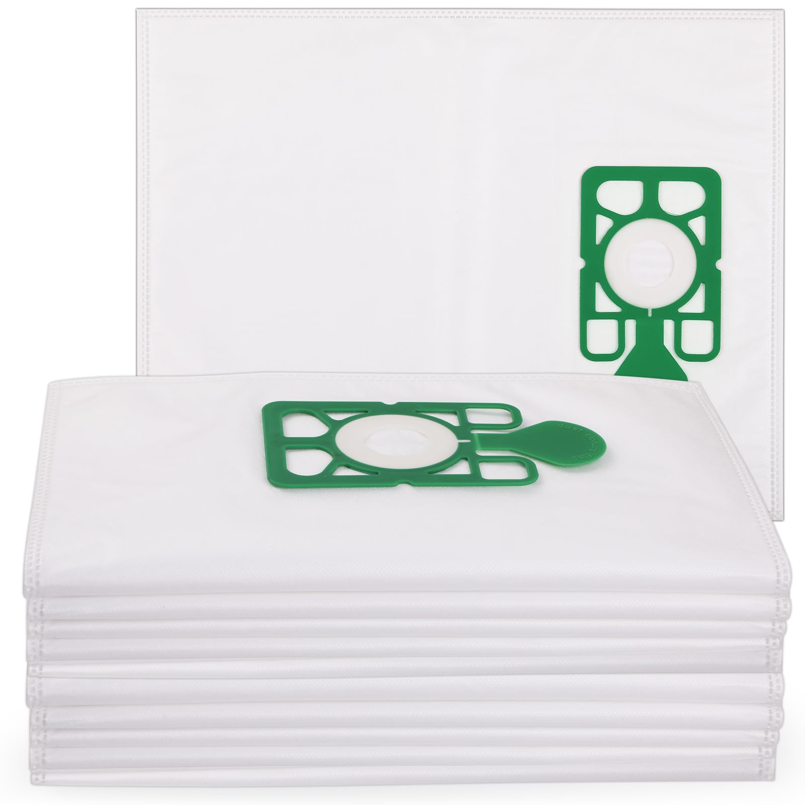 Replacement Paper Dust Bags Compatible with Numatic Henry Hetty Hoover Vacuum Cleaner, GeeRic 10 Pack Cleaner Bags Flo Clean Dust Bag Compatible with Numatic Hoover Models Replacement (Green)