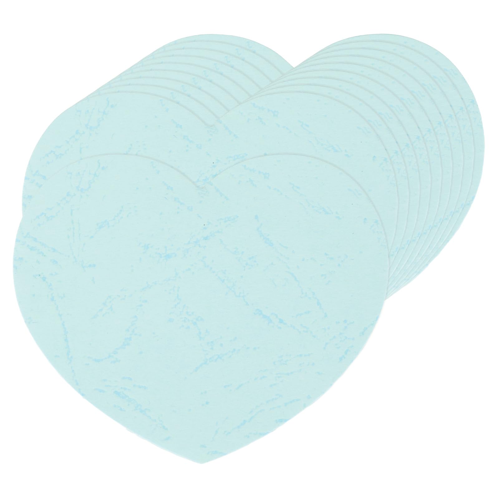 Cœur en papier bleu ciel pour décoration de salle de classe et murs