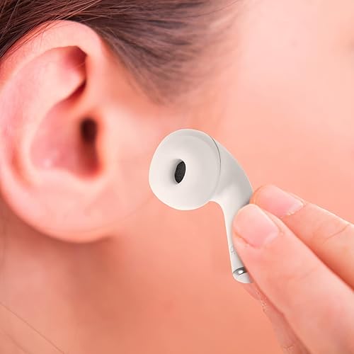 Miniatura 7 de Gatuida Puntas de repuesto para las orejas, 8 pares de puntas de oreja, 4 tamaños de repuesto de goma de silicona para auriculares, accesorios de gel