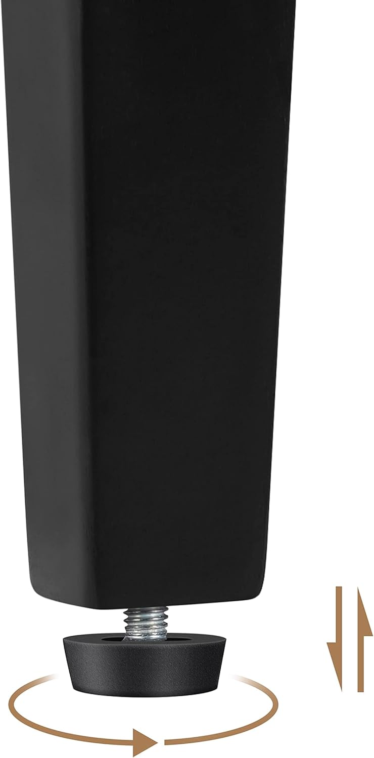 Yaheetech Modern Armchair, Mid Century Accent Sofa Chair with Sturdy Wood Legs and High Back, Upholstered Fabric Sofa Club Chair for Living Room/Bedroom/Office, Yellow