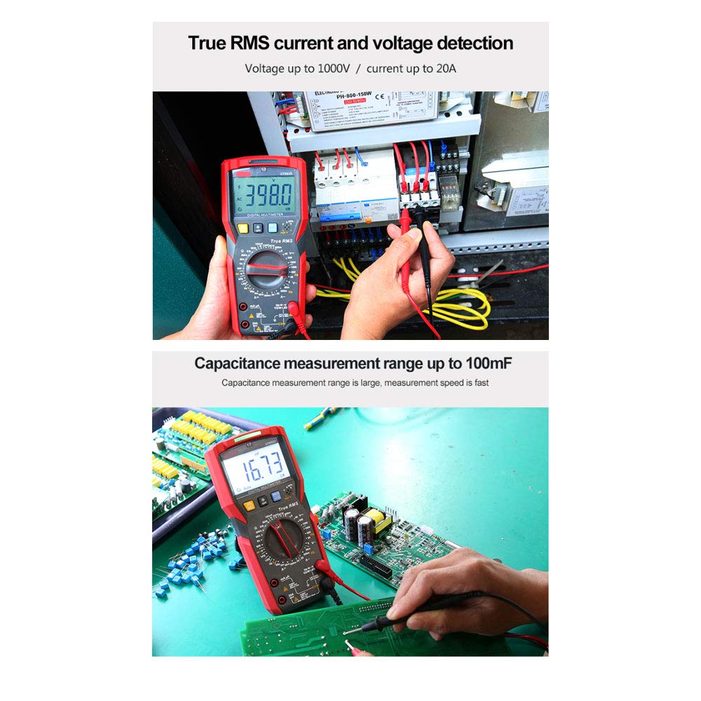 Multimetro digitale UT89X UT89XD professionale TRMS NCV 20A corrente resistenza tester la capacità voltmetro AC DC,UT89X