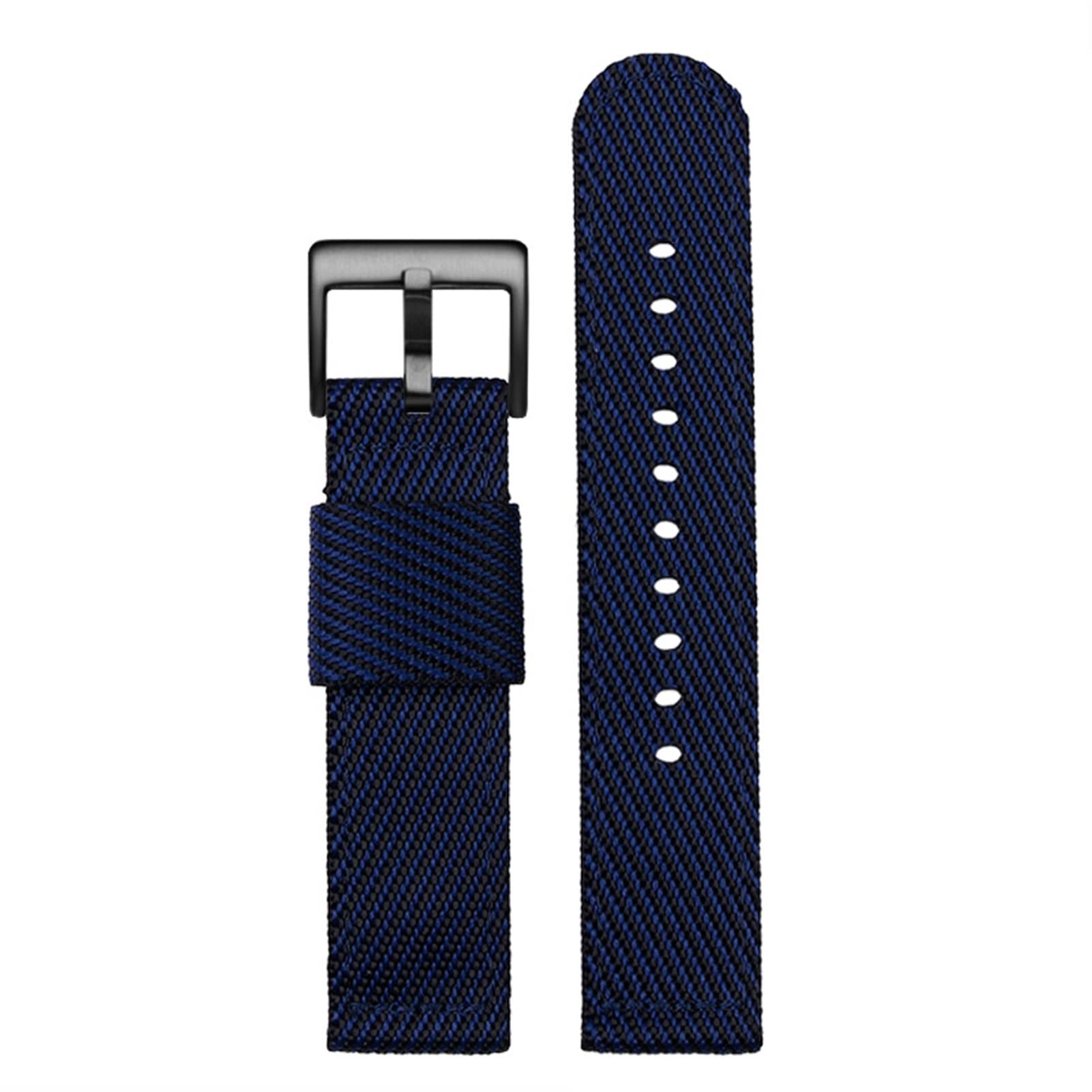 Cinturino in nylon intrecciato alla moda per Omega Seahorse 300 tela ispessita cinturino sportivo 18 mm 20 mm 22 mm 24 mm