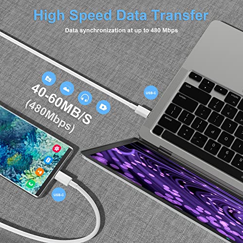 Bstoem KZ-02-1 Usb C To Usb C Charging Cable For Apple 2Pack 10Ft,Long Type C To C Fast Charger Cord For Iphone 15/16,15/16 Pro,15/16 Plus,15/16 Pro Max, For Macbook Pro/Air thumb #4