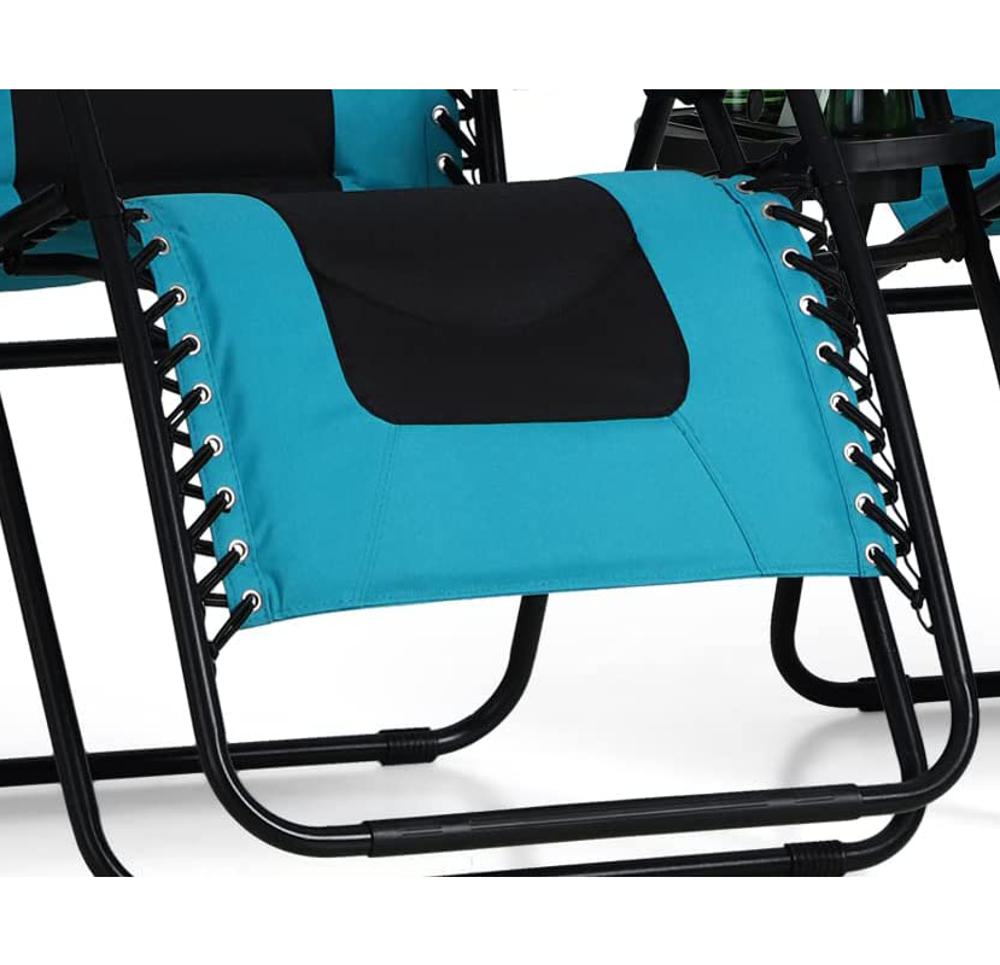 Amazon.com: PHI VILLA XXL Oversized Padded Zero Gravity Chair Set