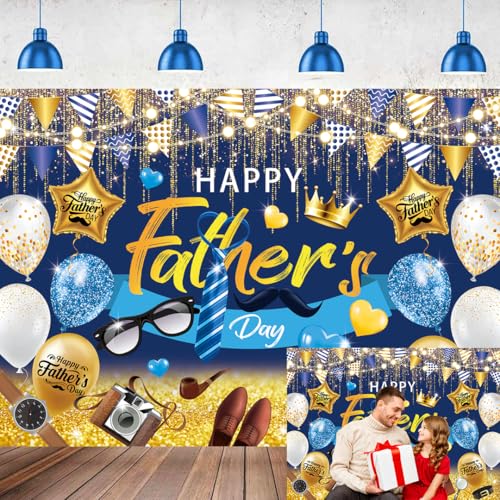 Toile de fond Happy Father's Day grand format pour cacher un mur et réussir vos photos