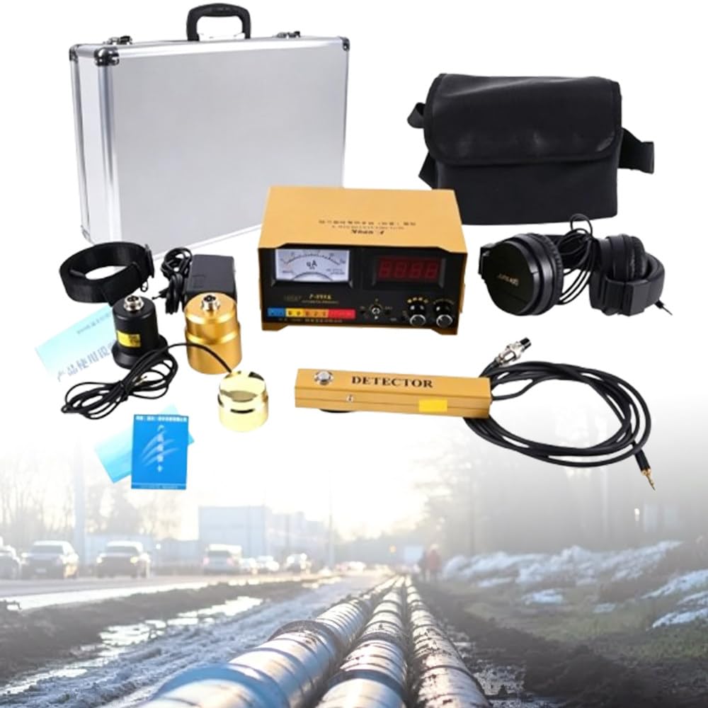 ShaiVrissian Underground Pipe Leak Detector with Lcd Display