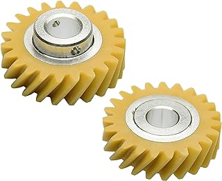 (2/Pack) W10112253 Mixer Worm Gear Compatible with Whirlpool & KitchenAid Mixers Gear Replace Parts