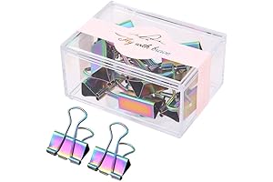 Rainbow Binder Clips for Every Occasion