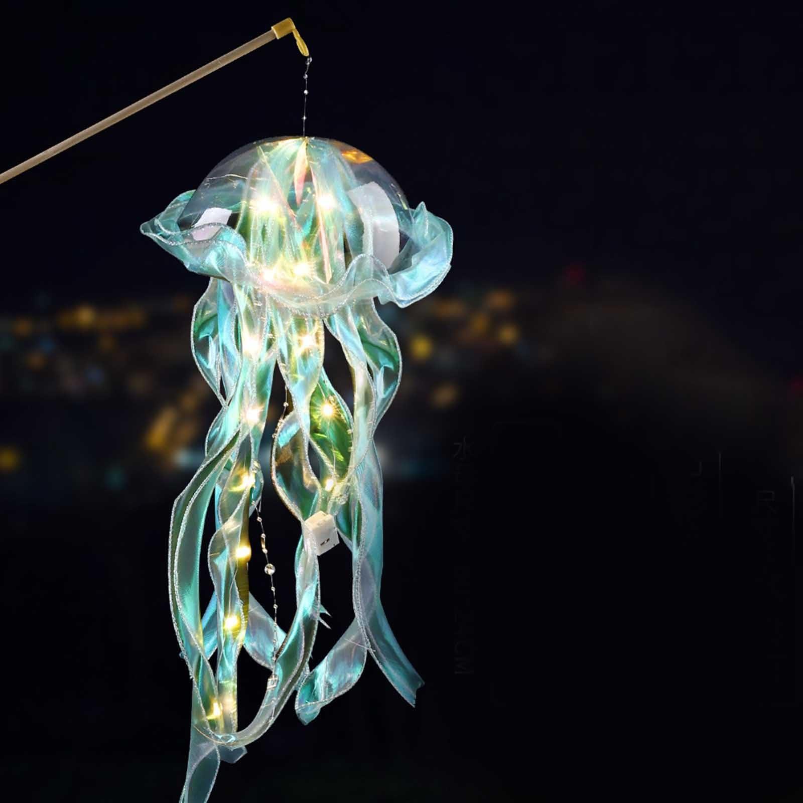 Luce Notturna Medusa Colorata Lampada Medusa LED Con Tentacoli Mobili - Luce Notturna RGB, Ricaricabile USB-C, Controllo Vocale Lava Lamp