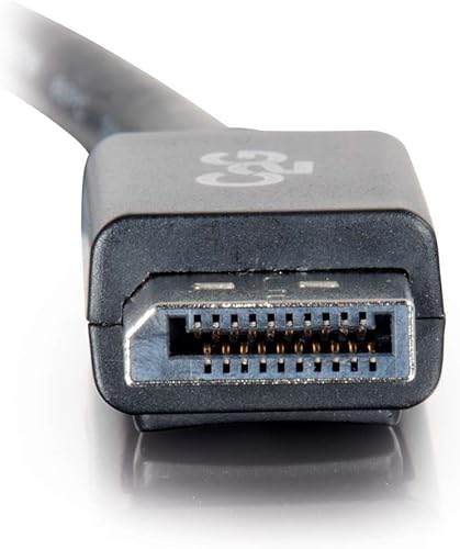 Miniatura 5 de C2G Legrand - Cable DisplayPort 1.2 macho a macho, cable de puerto de pantalla negro, cable de pantalla digital de 3 pies, puerto de pantalla de 8K,