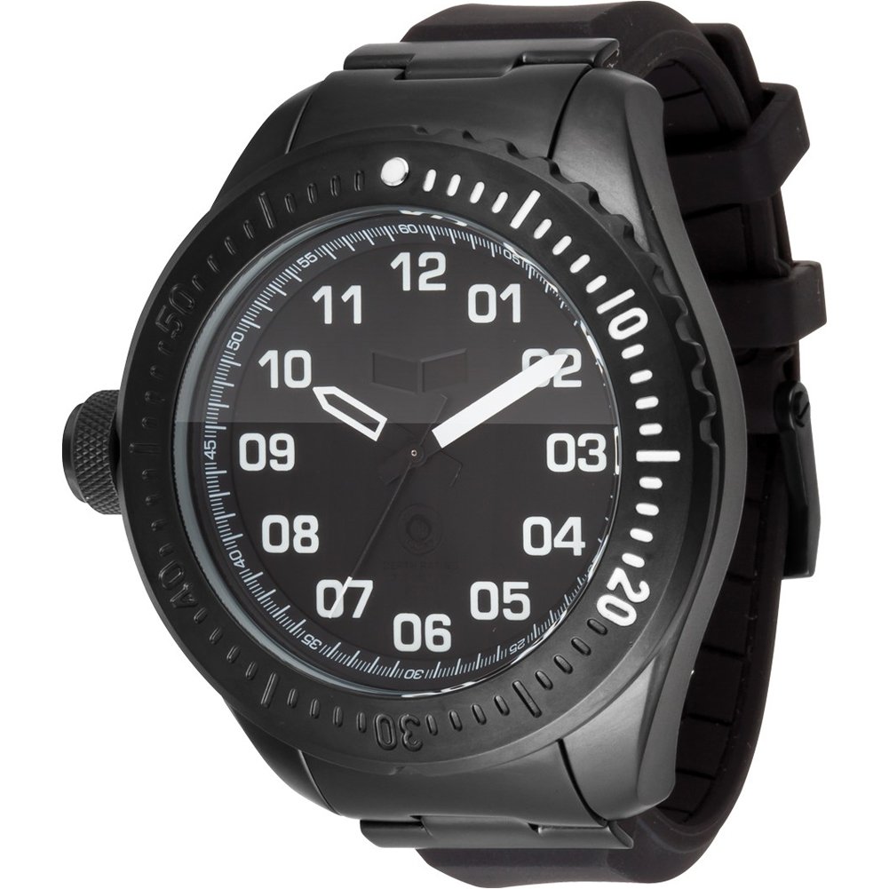 Vestal Mens ZR4003 ZR-4 Stainless Steel and Silicone Matte Black Diving Watch (B0086951GU) Amazon Price History, Amazon Price Tracker